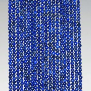 2mm Azura Lapis Lazuli Gemstone Grade A Blue Round 2mm Loose Beads 16 Inch Full Strand Lot 1,2,6,12 And 50 (90149515-170-e)