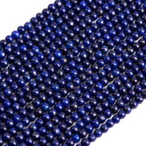2mm Blue Lapis Lazuli Beads Grade Aaa Genuine Natural Gemstone Full Strand Round Loose Beads 16" Bulk Lot Options (102283-492)