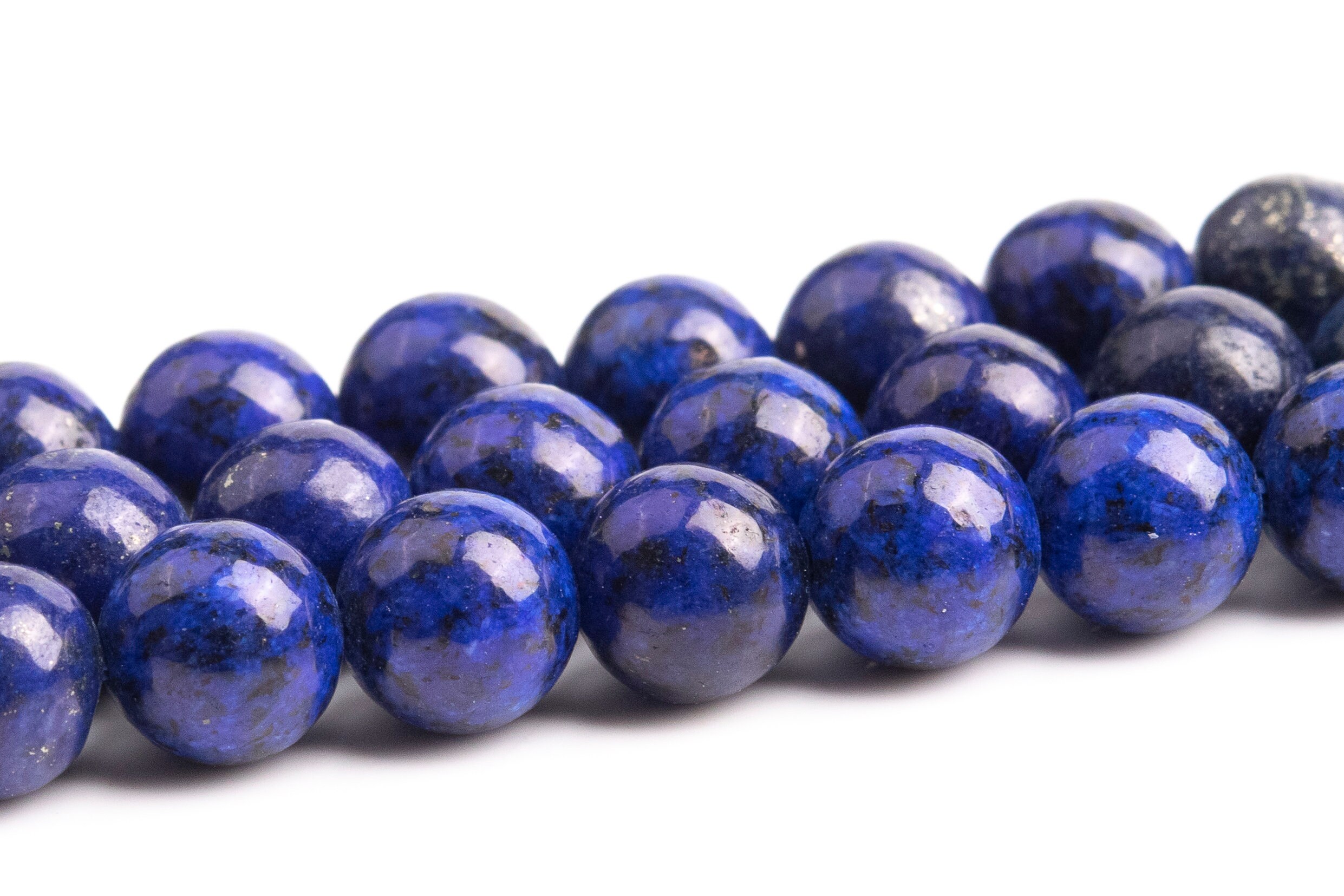 6mm Lapis Lazuli Beads Afghanistan Grade A+ Genuine Natural Gemstone Full Strand Round Loose Beads 16" Bulk Lot 1,3,5,10,50 (105270-1487)