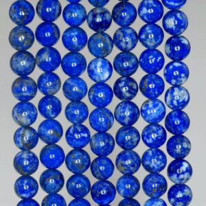 6mm Genuine Lapis Lazuli Gemstone Grade Aa Blue Round 6mm Loose Beads 15.5 Inch Full Strand (90186986-805)