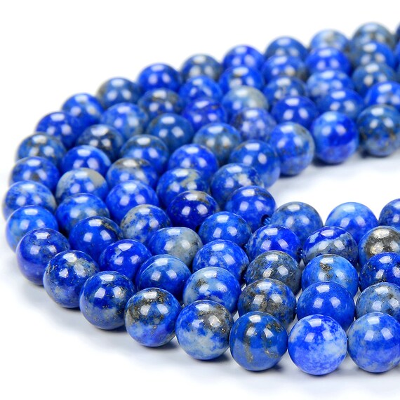 6mm Natural Lapis Gemstone Grade Aa Round Loose Beads Bulk Lot 1,2,6,12 And 50 (d348)