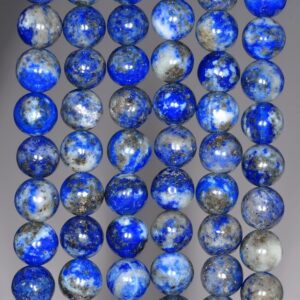8mm Azura Genuine Lapis Lazuli Gemstone Grade Ab Blue Round 8mm Loose Beads 15.5 Inch Full Strand (90147783-438)