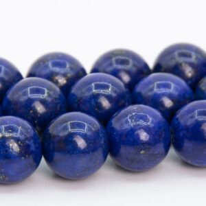 8mm Deep Blue Lapis Lazuli Beads Grade Aa Gemstone Round Loose Beads 15" / 7.5" Bulk Lot Options (109950)