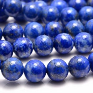 8mm Genuine Natural Lapis Lazuli Gemstone Aaa Blue Round 8mm Loose Beads 15.5 Inch Full Strand Bulk Lot 1,2,6,12 And 50 (90147163-258)