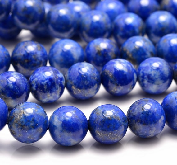 8mm Genuine Natural Lapis Lazuli Gemstone Aaa Blue Round 8mm Loose Beads 15.5 Inch Full Strand Bulk Lot 1,2,6,12 And 50 (90147163-258)