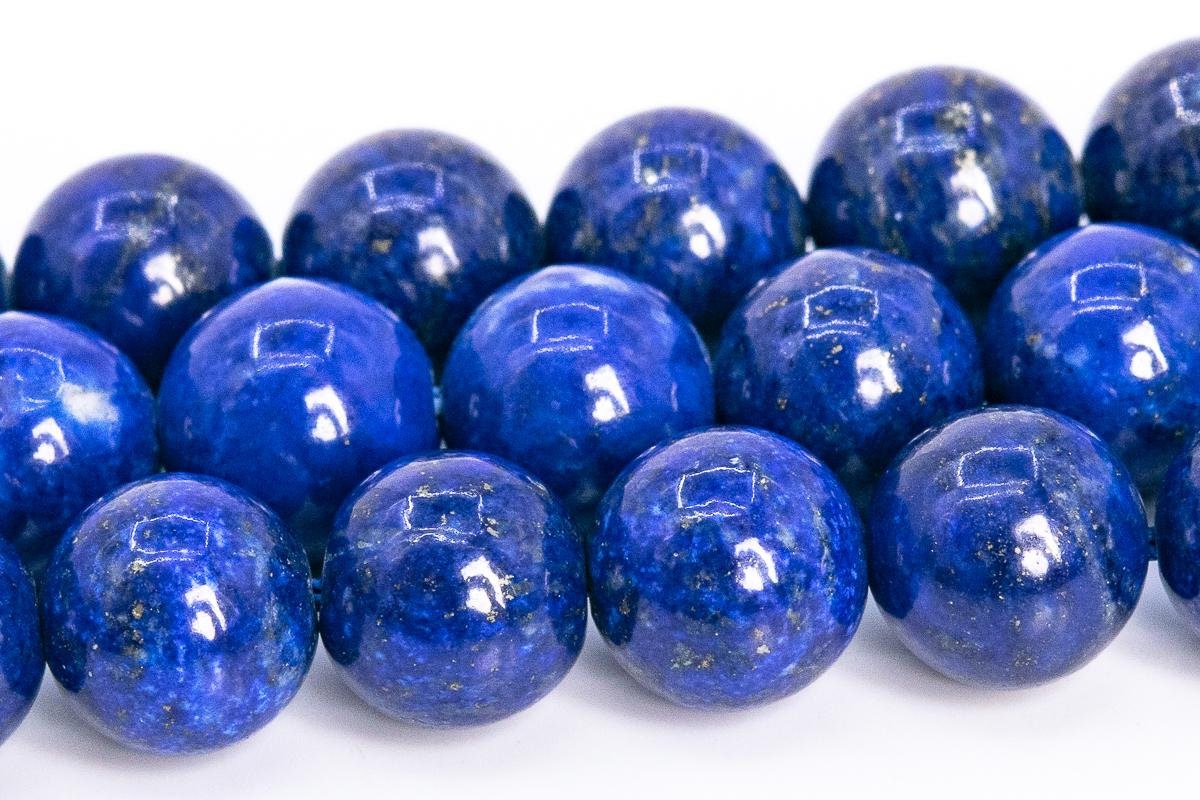 Afghanistan Lapis Lazuli Beads Genuine Natural Round Gemstone Beads