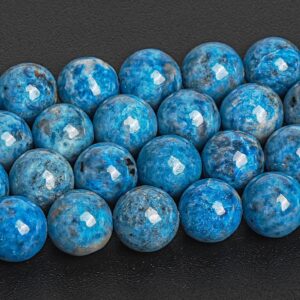 Blue Lapis Lazuli Beads Genuine Natural Grade Aa+ Gemstone Round Loose Beads 8mm Bulk Lot Options