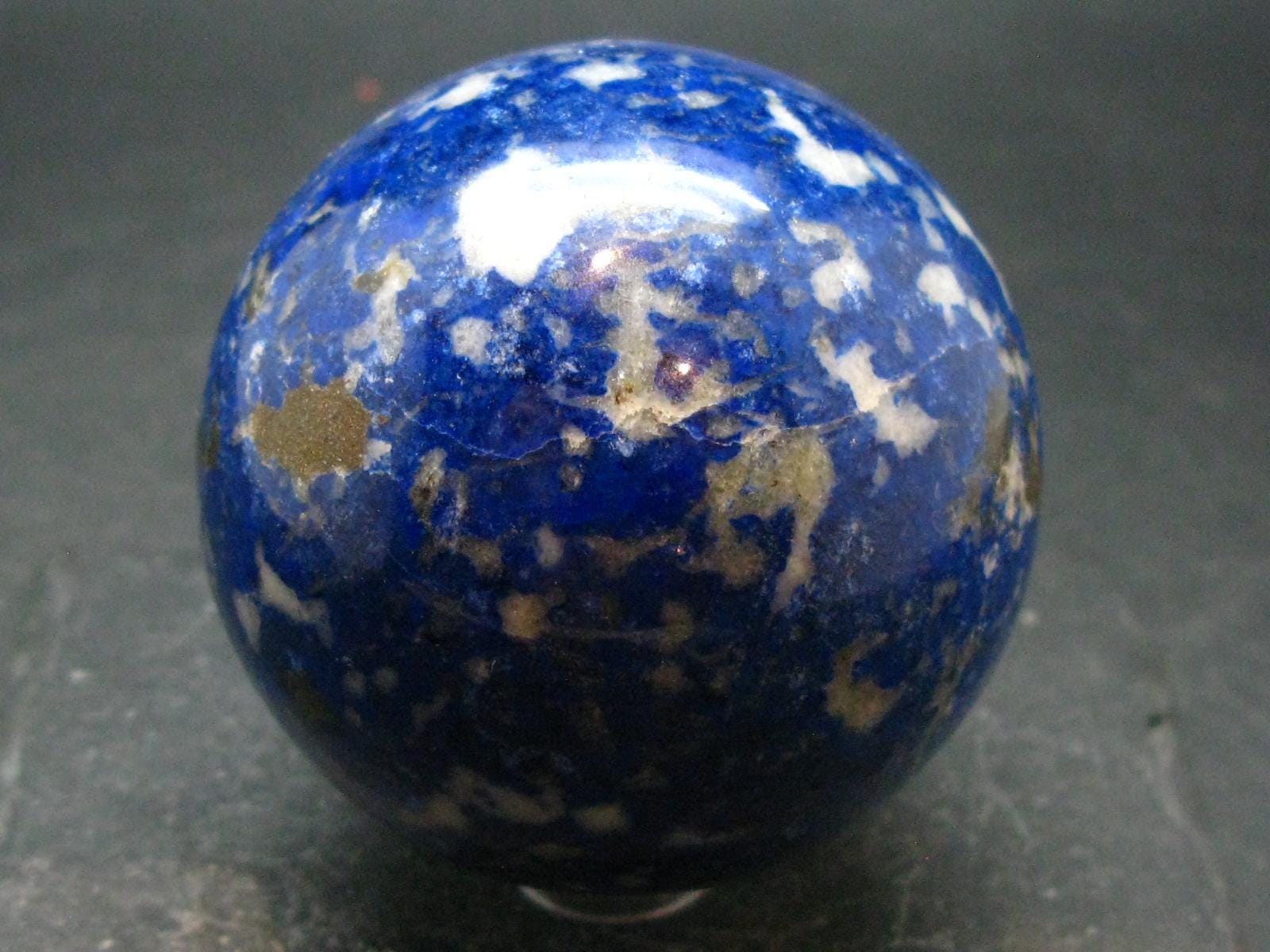 Beautiful Blue Lapis Lazuli Sphere From Afghanistan - 2.2" Beautiful Blue Lapis Lazuli Sphere From Afghanistan - 2.2"