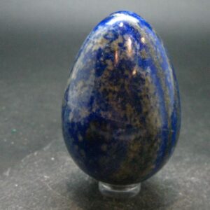 Beautiful Blue Lapis Lazuli Egg From Afghanistan - 2.4"