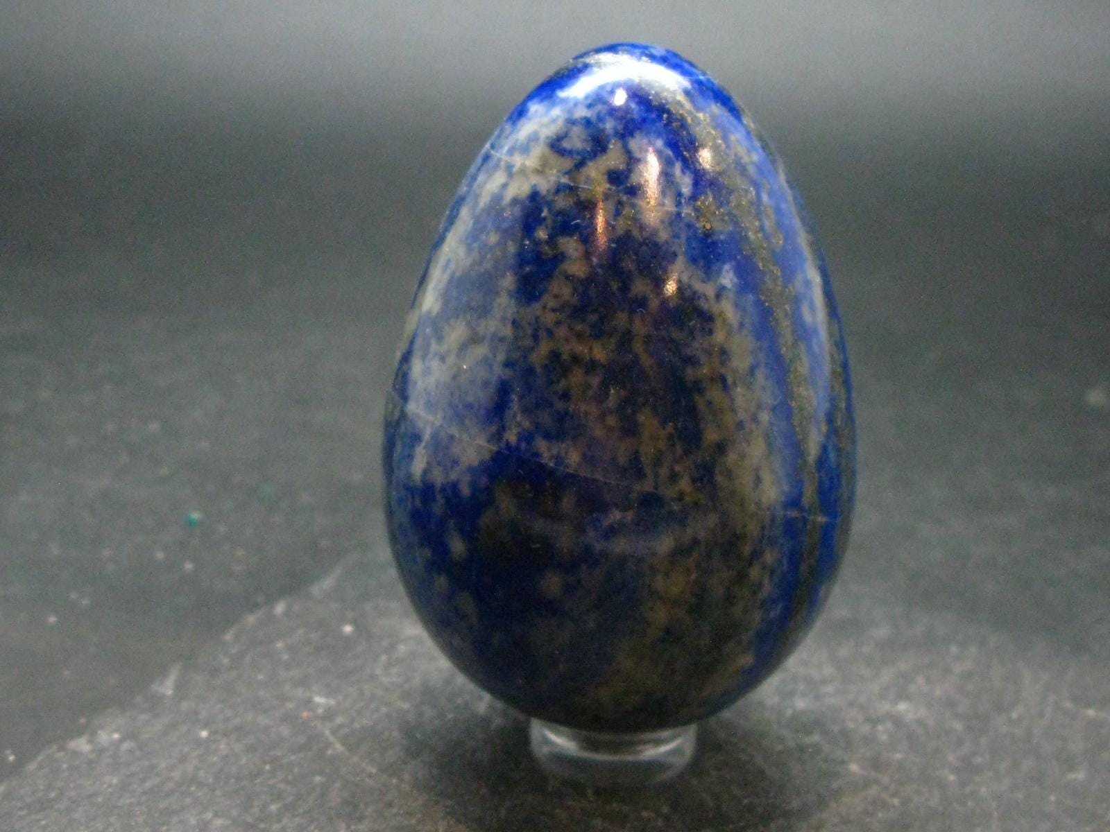 Beautiful Blue Lapis Lazuli Egg From Afghanistan - 2.4"