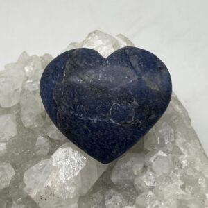 Carved Lapis Heart 2 1/4 Carved Lapis Heart 2 1/4