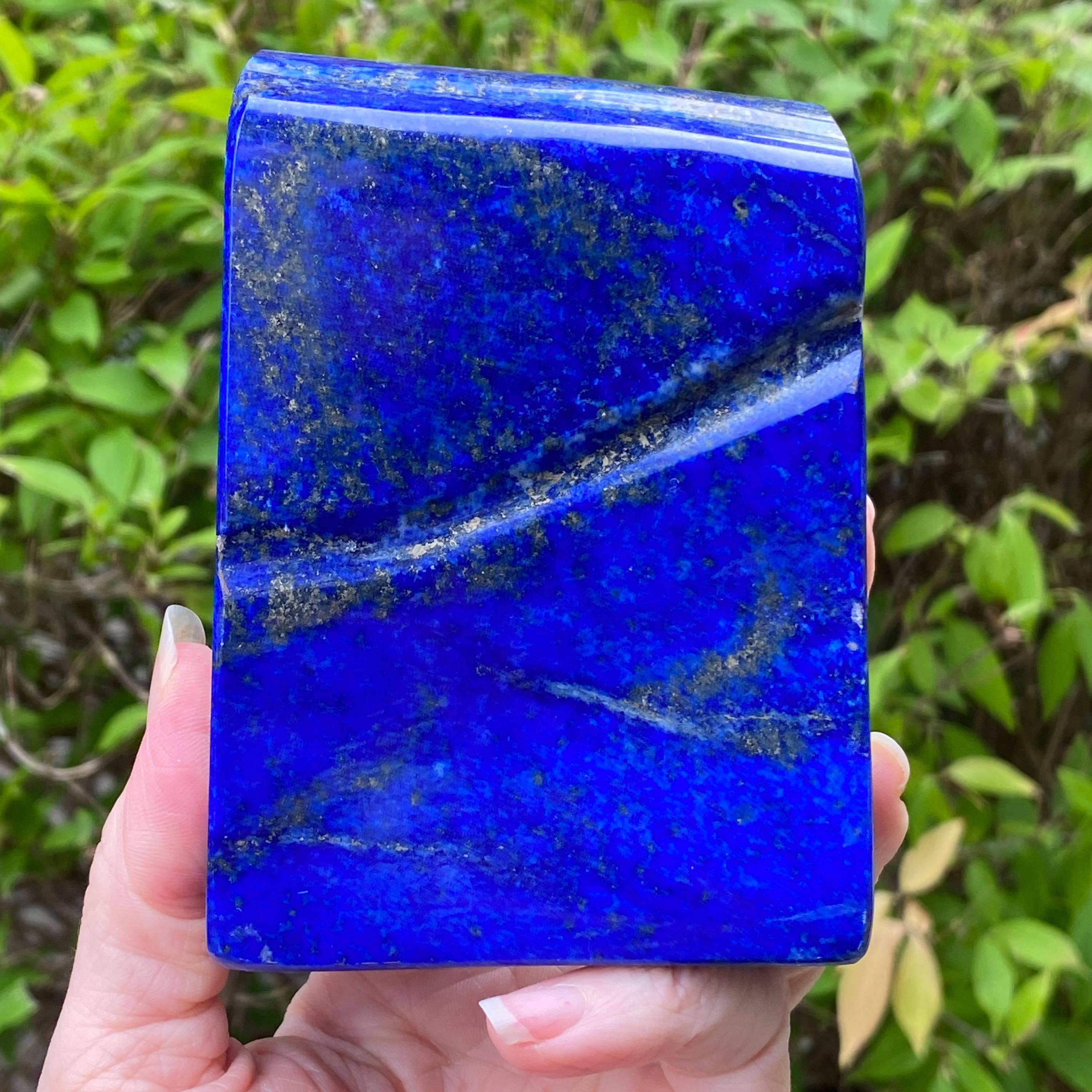 Lapis Lazuli, Grade A Freeform, High Quality Lapis Lazuli, Large Lapis Lazuli Carving