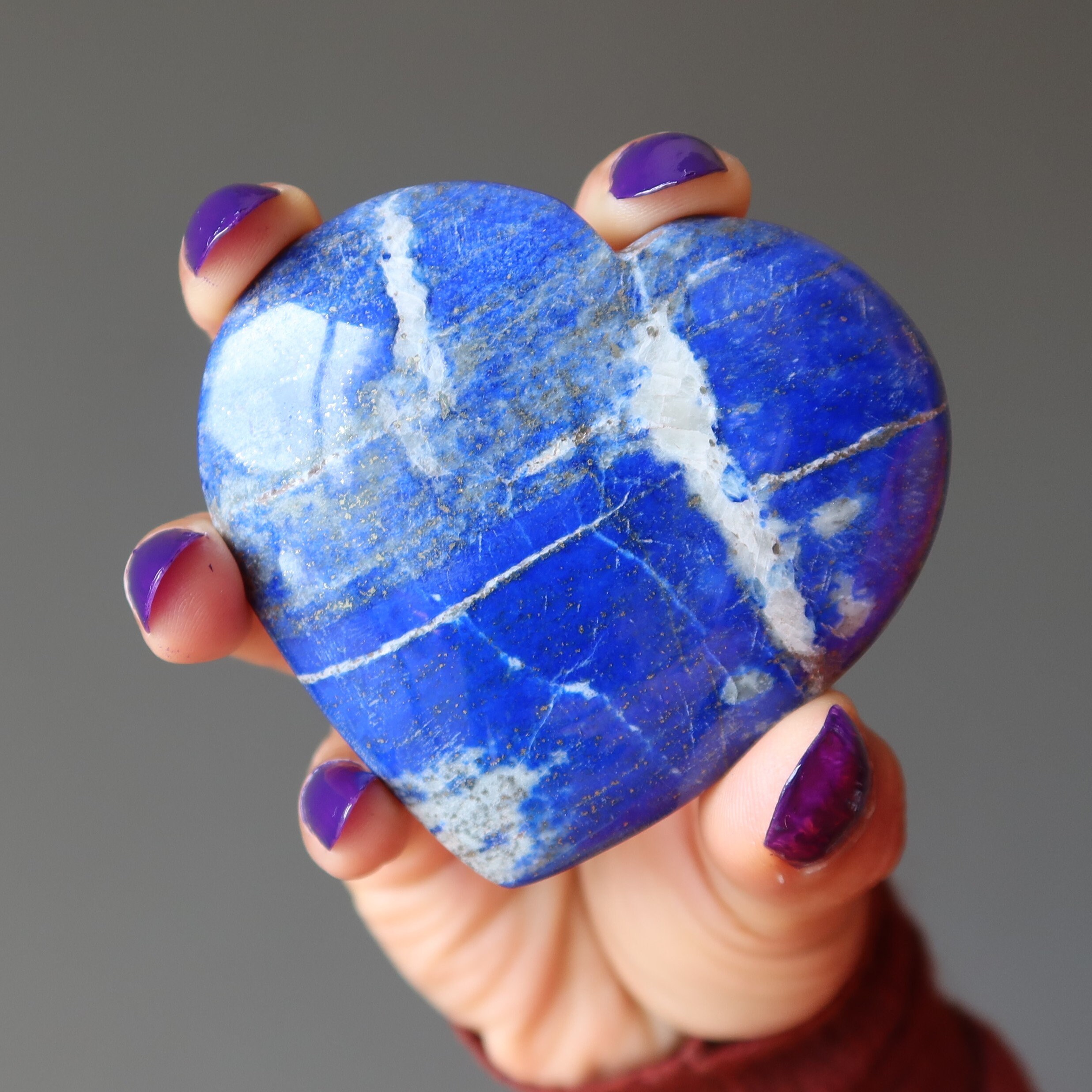 Lapis Heart Mystical Lover Blue Lazuli Crystal Healing Stone Lapis Heart Mystical Lover Blue Lazuli Crystal Healing Stone