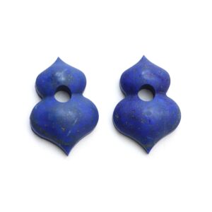 Lapis Matte Finish Fancy Carving Loose Gemstone, 20x29 Mm, Lapis Jewelry Making Gemstone, Fancy Carving, Lapis Carving, Pair ( 2 Pieces ) Lapis Matte Finish Fancy Carving Loose Gemstone, 20x29 Mm, Lapis Jewelry Making Gemstone, Fancy Carving, Lapis Carving, Pair ( 2 Pieces )