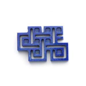 Natural Lapis Fancy Carving Loose Gemstone, 27x39mm , Lapis Carving Loose Gemstone, 1 Piece Natural Lapis Fancy Carving Loose Gemstone, 27x39mm , Lapis Carving Loose Gemstone, 1 Piece
