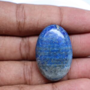 Lapis Lazuli Palm Stone, madani lapis lazuli Natural Untreated Undyed Polished Pocket Stone, Blue and Gold Crystal.