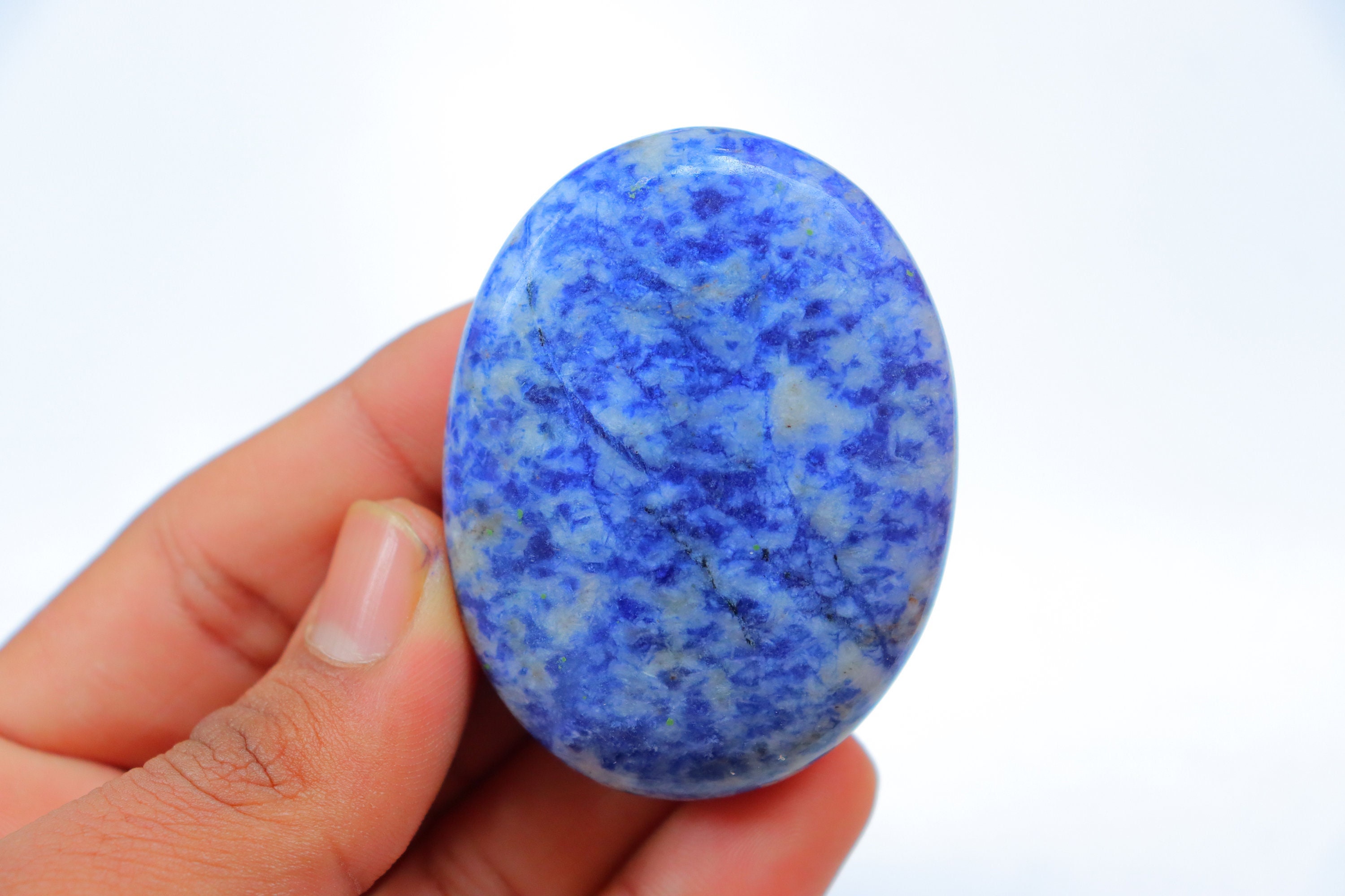 Lapis Lazuli Palm Stone, Natural Lapis Lazuli Palm, Pocket Stone, Lapis Lazuli Stone, Worry Stone, Lapis Lazuli Heart, Lapis Lazuli Tumble