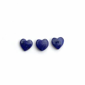 Lapis Smooth Heart Shape Both Side Flat Loose Gemstone, 10x10mm, Lapis Lazuli Jewelry Making Gemstone, Set Of 3 Pieces Lapis Smooth Heart Shape Both Side Flat Loose Gemstone, 10x10mm, Lapis Lazuli Jewelry Making Gemstone, Set Of 3 Pieces