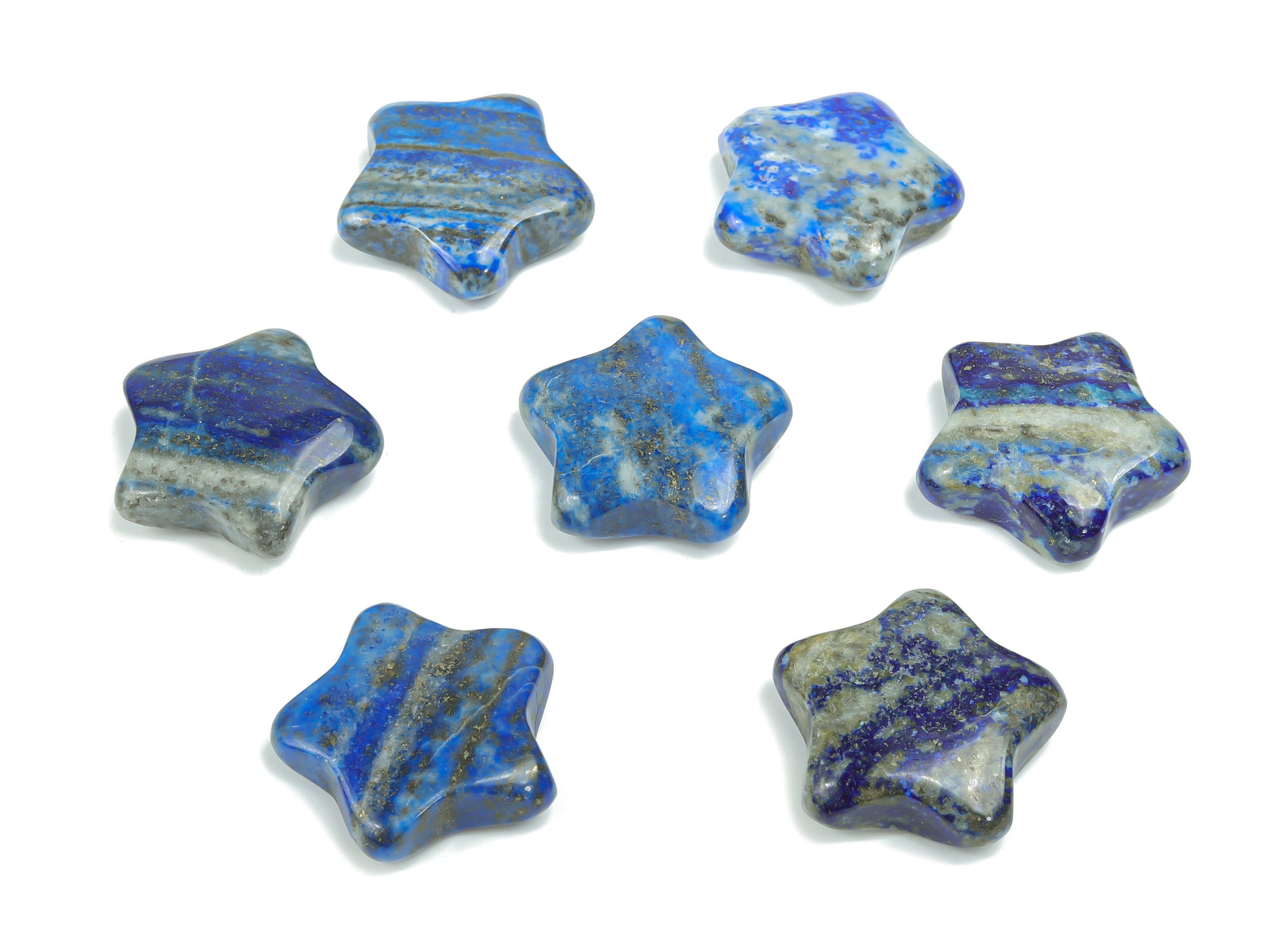 Lapis Lazuli Star Gemstone – Star Carving Star –natural Stone – Healing Crystal – 3cm – St1041