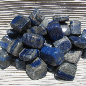 Tumbled Lapis Lazuli Crystal, Natural Blue Lapis Stones, Polished Healing Crystals for Wisdom, Protection, Meditation, Spiritual Stone Tumbled Lapis Lazuli Crystal, Natural Blue Lapis Stones, Polished Healing Crystals for Wisdom, Protection, Meditation, Spiritual Stone
