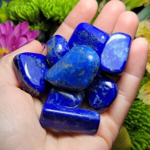 Tumbled Lapis Lazuli Crystal: Natural Polished Lapis Specimen Tumbled Lapis Lazuli Crystal: Natural Polished Lapis Specimen