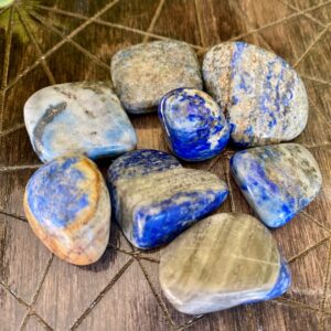 Lapis Lazuli Tumbled Stone , Blue Gemstone Crystal Natural Lapis Lazuli Tumbled Stone , Blue Gemstone Crystal Natural