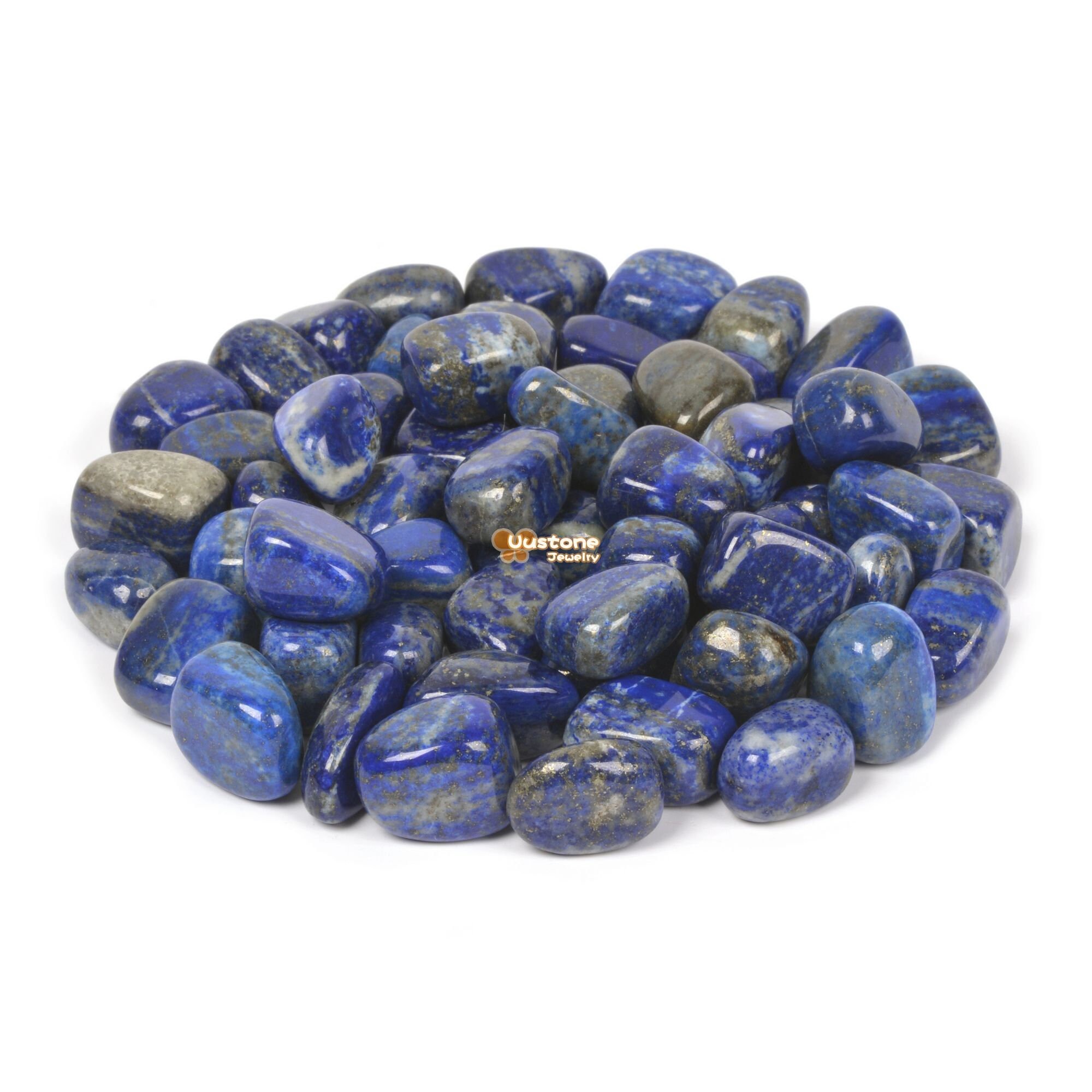 Lapis Polished Chips Crushed Tumbled Stone Crystal Healing Embellishments 100 Grams