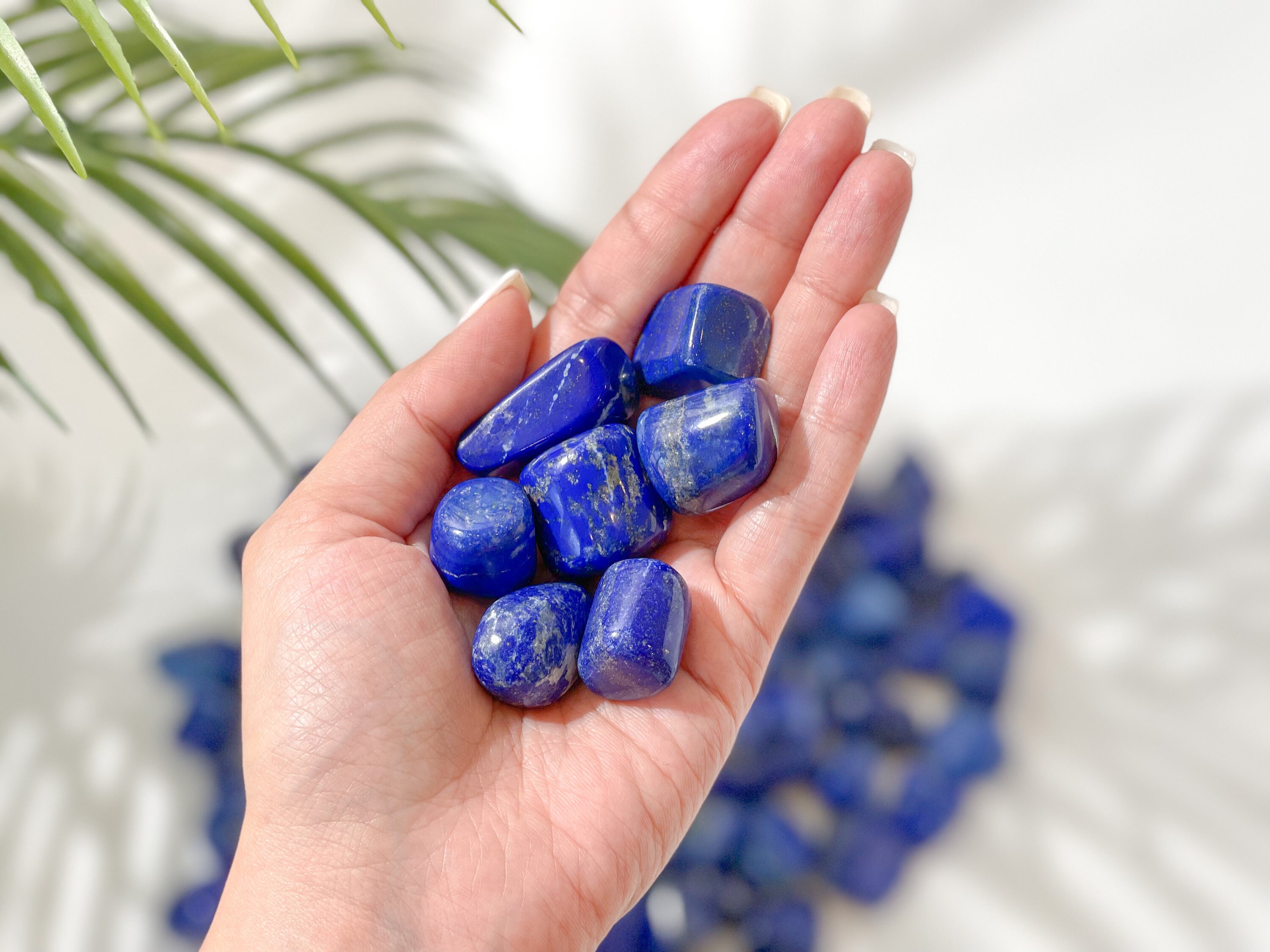 Lapis Lazuli Tumbled Stones - Small Yet Mighty Lapis Lazuli Tumbled Stones - Small Yet Mighty