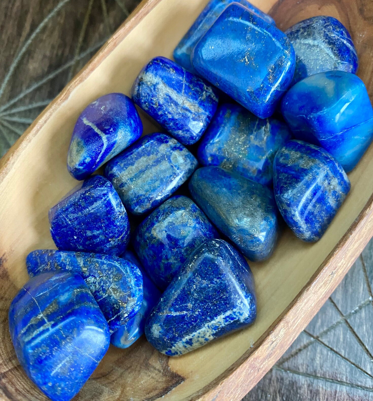 Lapis Lazuli Tumbled Stone , Blue Gemstone Crystal Natural Lapis Lazuli Tumbled Stone , Blue Gemstone Crystal Natural