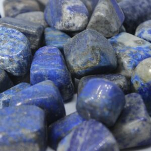 Lapis Lazuli Tumbled Stone: Grade A Polished Gemstone Lapis Lazuli Tumbled Stone: Grade A Polished Gemstone
