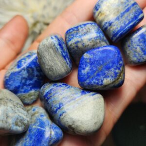 Tumbled Lapis Lazuli Stone: Polished Lapis Crystal Tumbled Lapis Lazuli Stone: Polished Lapis Crystal