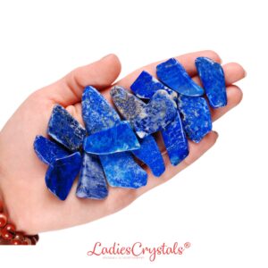 Lapis Lazuli Tumbled Stone, Royal Blue Crystal, Intuition And Altar Ritual Healing Gem Lapis Lazuli Tumbled Stone, Royal Blue Crystal, Intuition And Altar Ritual Healing Gem