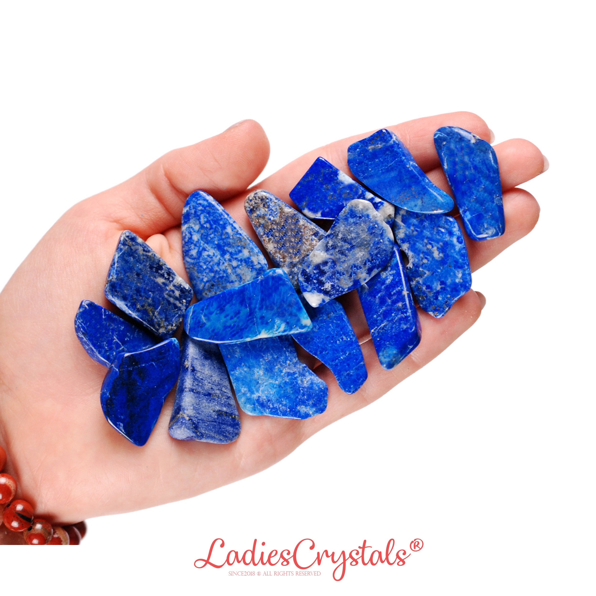 Lapis Lazuli Tumbled Stone, Royal Blue Crystal, Intuition And Altar Ritual Healing Gem Lapis Lazuli Tumbled Stone, Royal Blue Crystal, Intuition And Altar Ritual Healing Gem