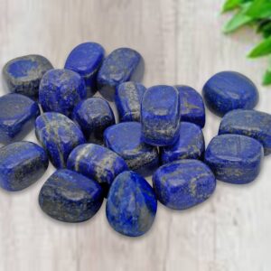 Lapis Tumbled Stones, Polished Lapis Lazuli Stone, Third Eye Chakra