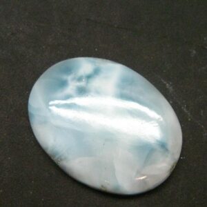 Larimar Cabochon From Dominican Republic - 1.2" - 8.92 Grams