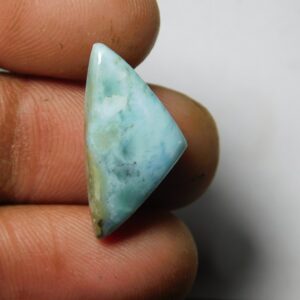 Larimar Cabochon Gemstone, Loose Stone, Jewelry Making (9cts 22x10 Mm)