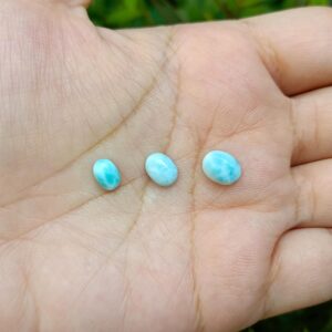 Larimar Oval Cabochon In 3 Sizes