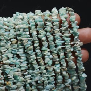 AAA+ Blue Larimar Uncut Chip Beads,Natural Larimar Raw Rough Tiny Nugget Chips,34" Gemstone Beads For Handmade Jewelry AAA+ Blue Larimar Uncut Chip Beads,Natural Larimar Raw Rough Tiny Nugget Chips,34" Gemstone Beads For Handmade Jewelry