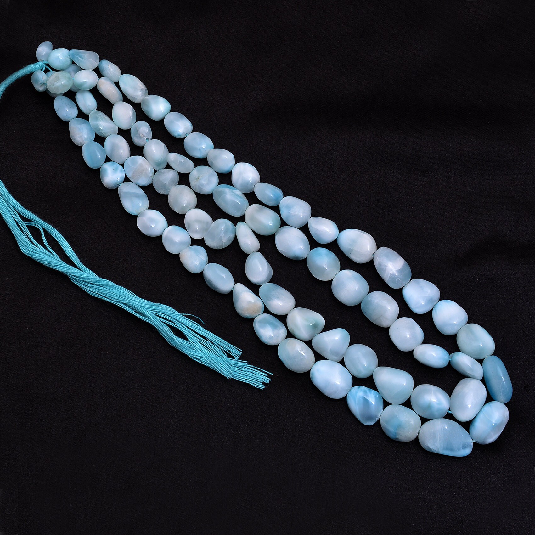 Aaa Larimar Gemstone Smooth Nuggets | Natural Larimar Semi Precious Gemstone 10mm-15mm Oval Tumbled Beads | Larimar Beads For Jewelry Making Aaa Larimar Gemstone Smooth Nuggets | Natural Larimar Semi Precious Gemstone 10mm-15mm Oval Tumbled Beads | Larimar Beads For Jewelry Making