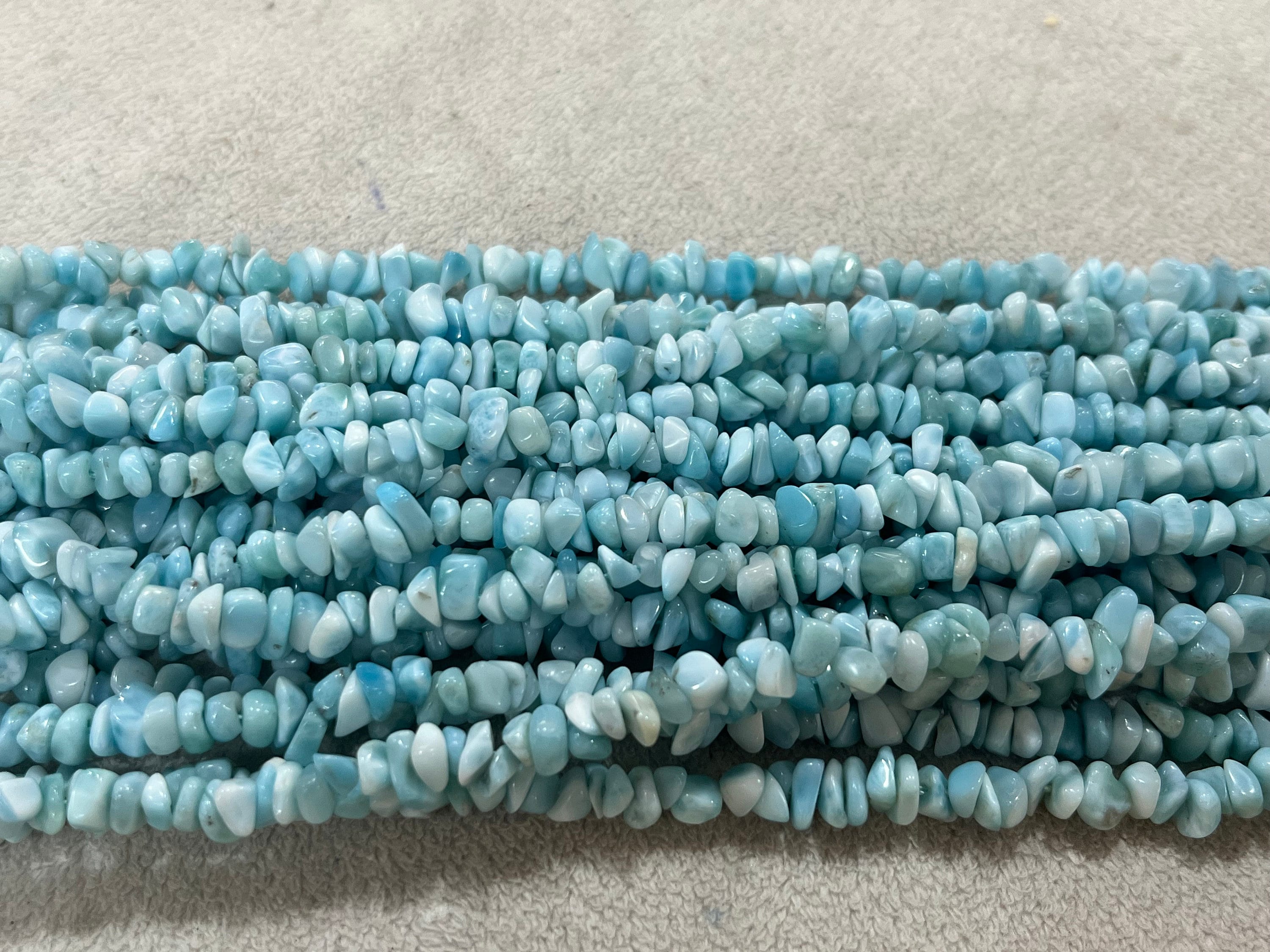 Natural Blue Larimar 4-6mm Chips Genuine Gemstone Grade A Loose Beads 15inch Jewelry Supply Bracelet Necklace Material Support Wholesale
