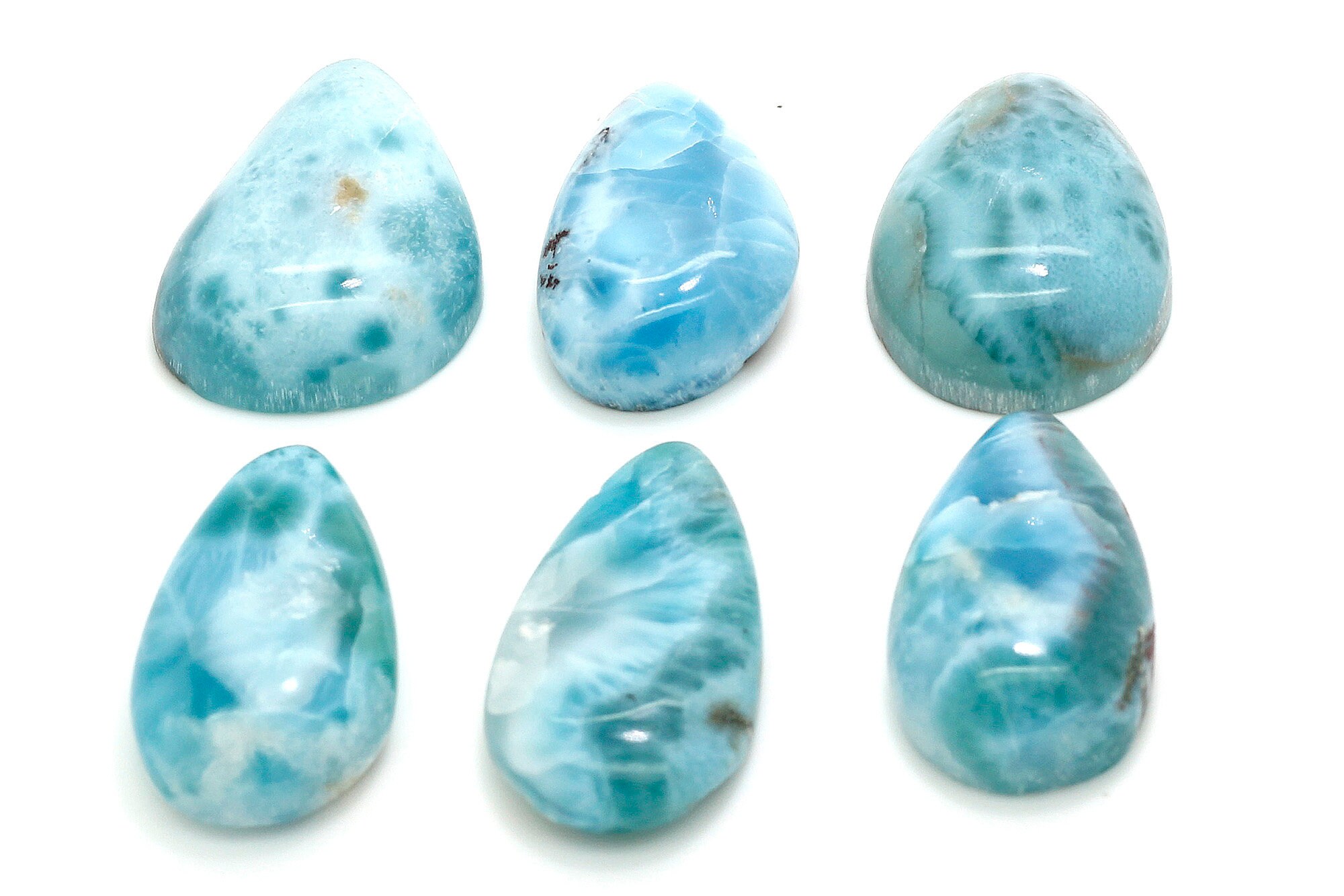 Natural Dominican Larimar Cabochon - Chips Rock Smooth Stone Gemstone Round Pear Tear Oval Beads For Ring Necklace Pendant Jewelry - Pgl105 Natural Dominican Larimar Cabochon - Chips Rock Smooth Stone Gemstone Round Pear Tear Oval Beads For Ring Necklace Pendant Jewelry - Pgl105