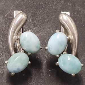 Larimar Earrings, Blue Earrings, Natural Larimar Earrings, Large Studs, Sky Blue Earrings, Solid Silver Earrings, Blue Stone Earrings, Blue Larimar Earrings, Blue Earrings, Natural Larimar Earrings, Large Studs, Sky Blue Earrings, Solid Silver Earrings, Blue Stone Earrings, Blue