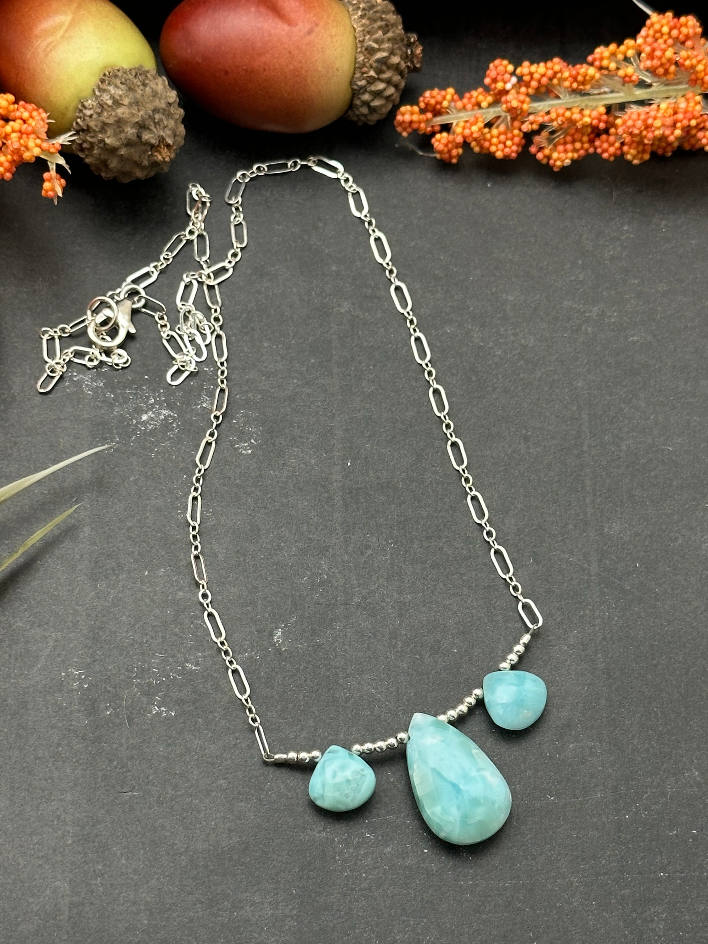 Larimar Multi Stone Necklace
