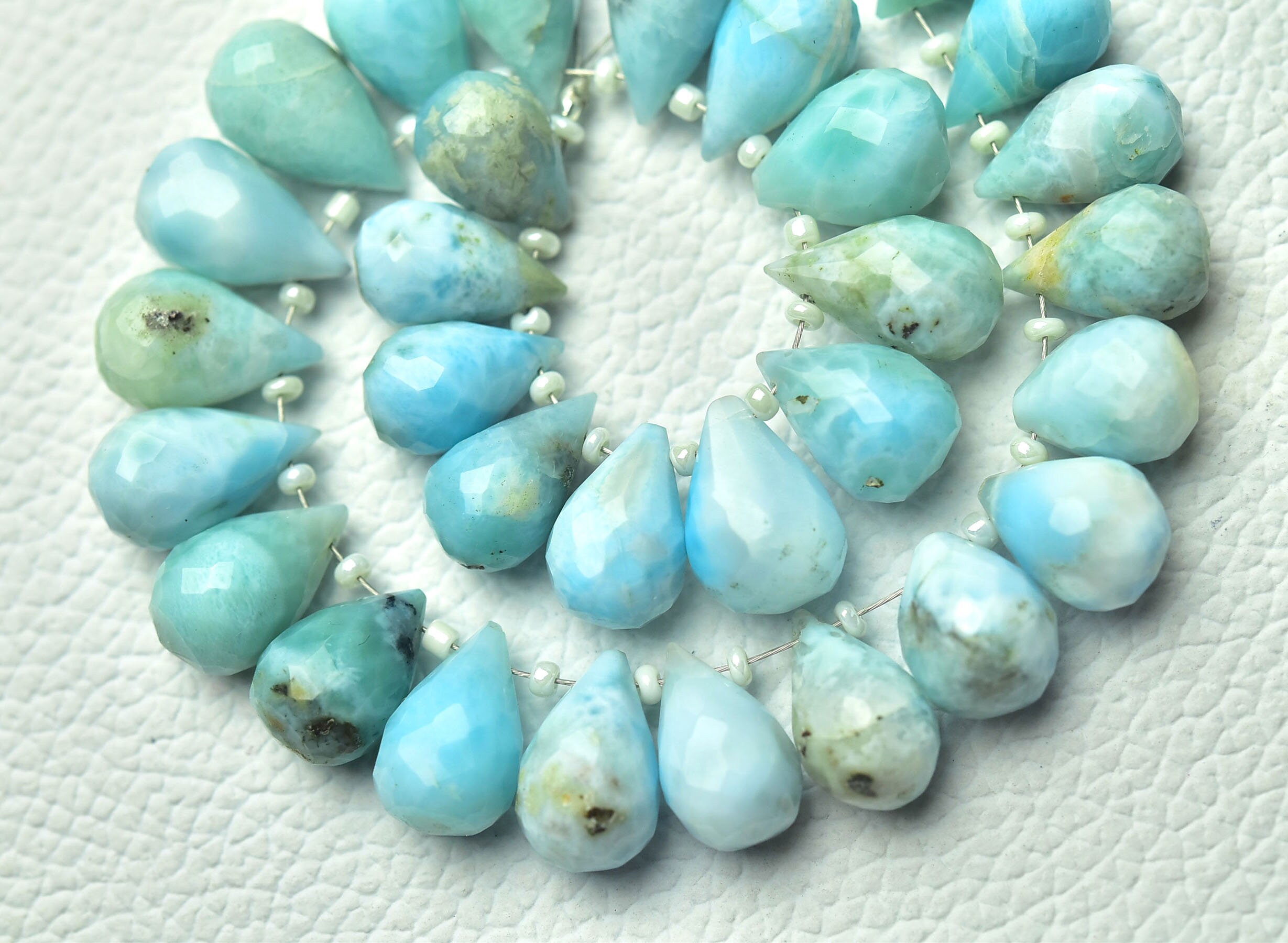 Natural Larimar Teardrop Beads Faceted Teardrop Larimar Drop Beads Jewelry Gemstone Beads Wholesale Beads 7x10mm To 8x12mm 6,8,10pcs No5934 Natural Larimar Teardrop Beads Faceted Teardrop Larimar Drop Beads Jewelry Gemstone Beads Wholesale Beads 7x10mm To 8x12mm 6,8,10pcs No5934