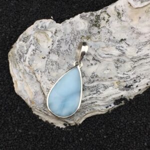 Altagracia: A Larimar and Sterling Silver Pendant (1-3) Altagracia: A Larimar and Sterling Silver Pendant (1-3)