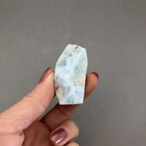 Larimar Rough Crystal Slab Larimar Stone Throat Chakra Crystal Stone Divine Feminine Crystal Heart Chakra Collector Crystal Stone Witch