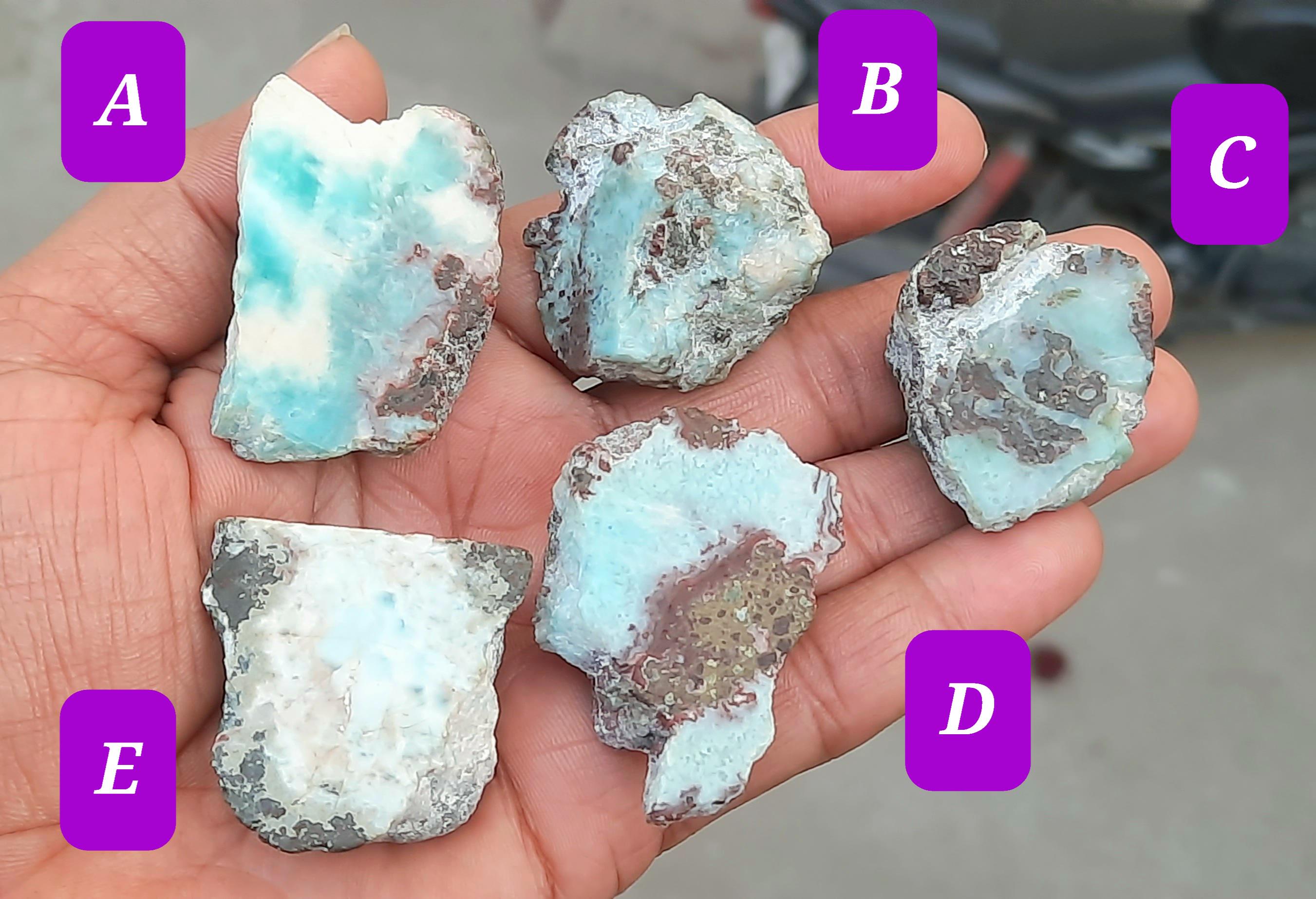 Larimar Rough Gemstone,larimar Specimens,larimar Rough,larimar Unpolished Slices,larimar Slab,larimar Raw Material,larimar Big Size Specimen