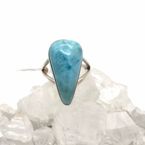 Abstract Larimar Ring Size 6 1/2 Abstract Larimar Ring Size 6 1/2