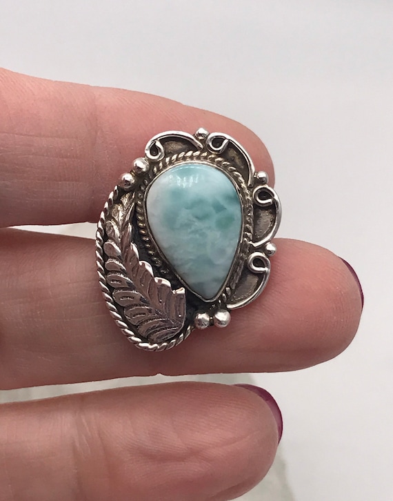 Beautiful Larimar Ring, Size 8 Beautiful Larimar Ring, Size 8