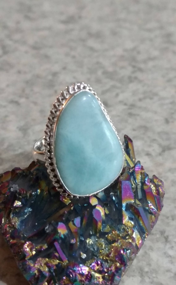 Larimar Ring Size 6
